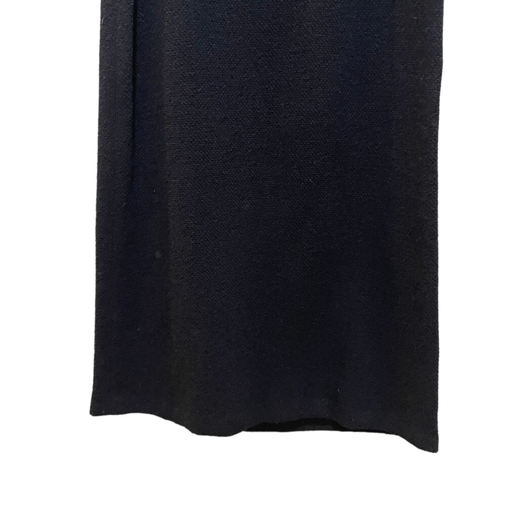 Susan Lazar Vintage Wool Sleeveless Dress Black Size 4 New - Picture 2 of 7